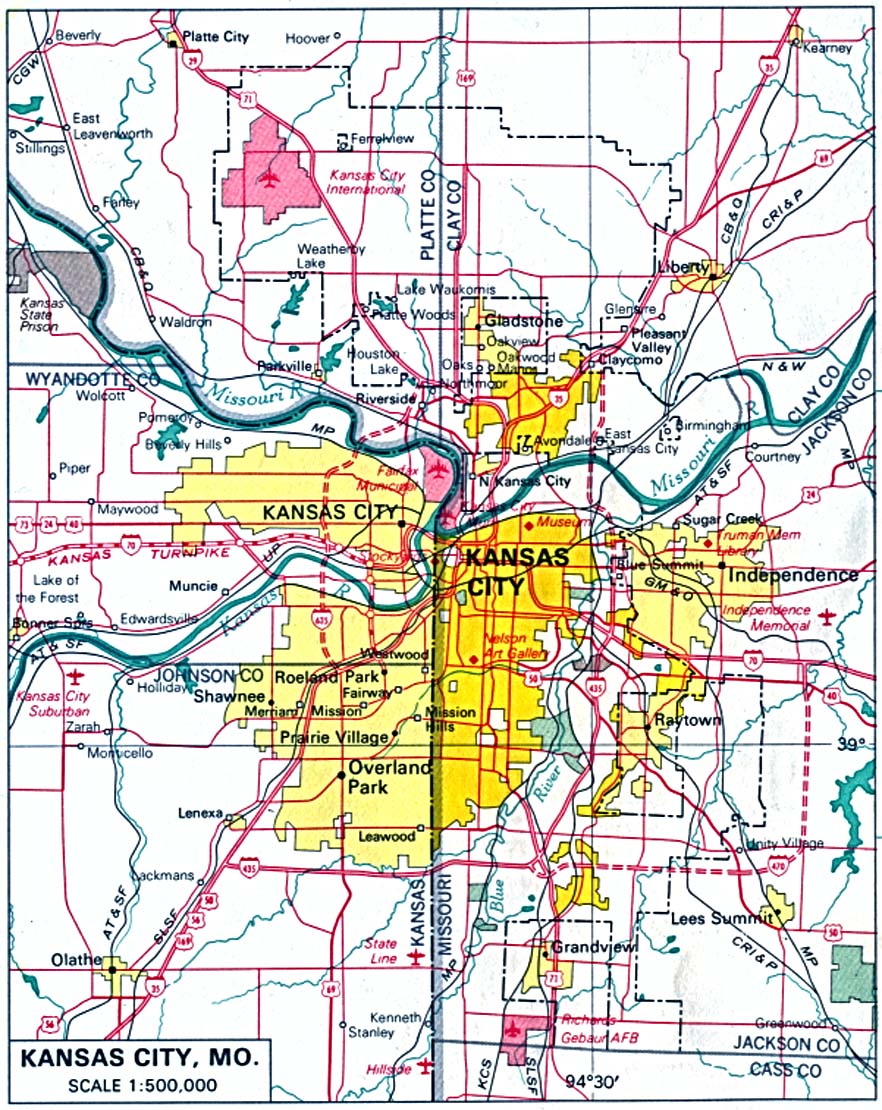 Kansas City KS picture: Kansas City Map Missouri and K (zonu.com)