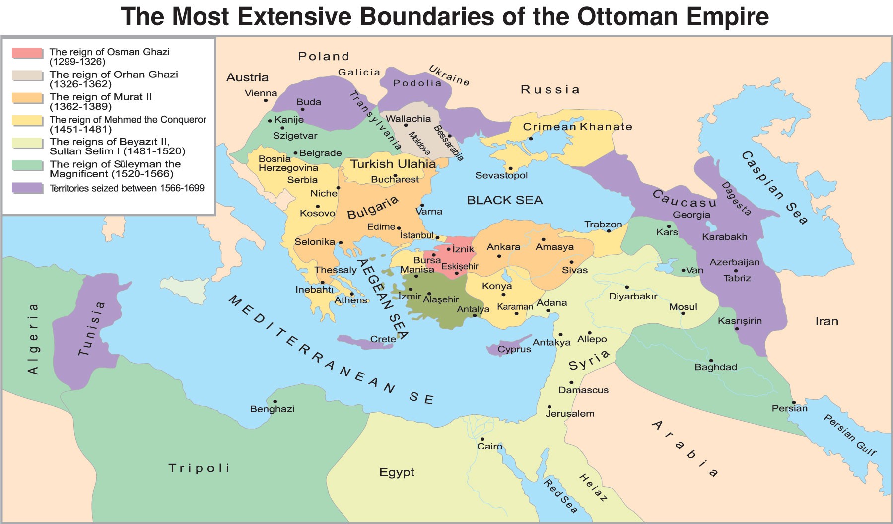 El Imperio Otomano 1299-1699