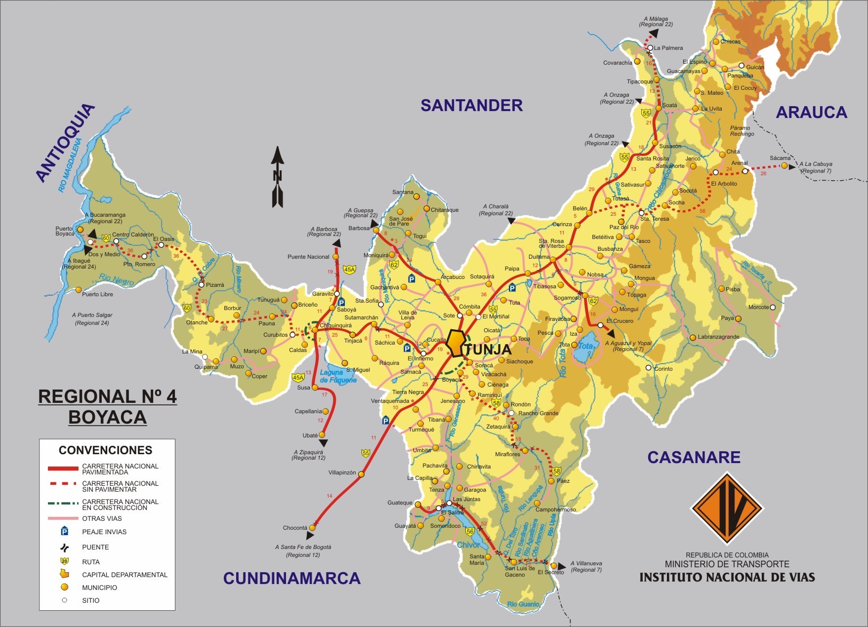 Mapa Cundinamarca