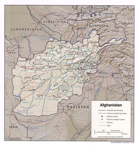 topographic maps of afghanistan. physical maps of afghanistan.