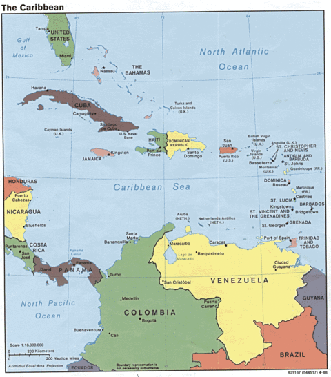 map of south america and caribbean. LATIN AMERICA physical map