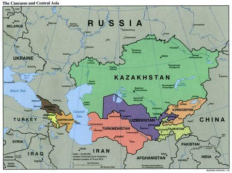 southeast asia map political. Caucasus and Central Asia Political Map 2000. Caucasus and Central Asia Political Map 2000. Source: U.S. Central Intelligence Agency