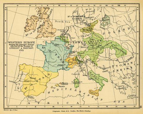 Resultado de imagen de mapa europa siglo XVII