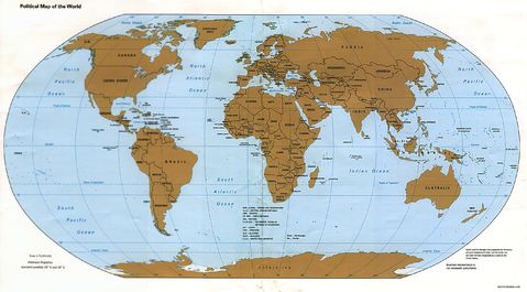 world map political map. World political map 1995