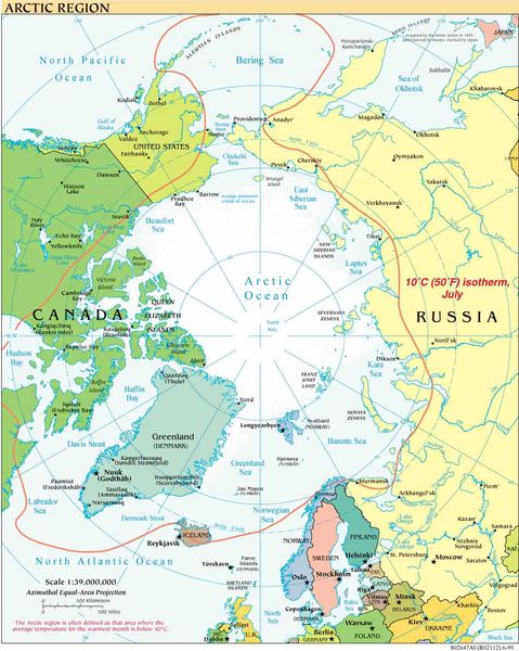 political maps of sweden. Arctic political map 1999.