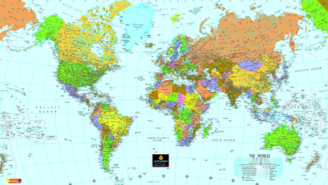 mapa del mundo politico. Mapa Politico del Mundo