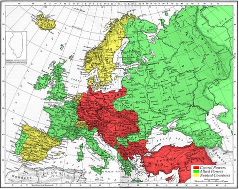 map of europe 1914 alliances. Europe#39;s military alliances in