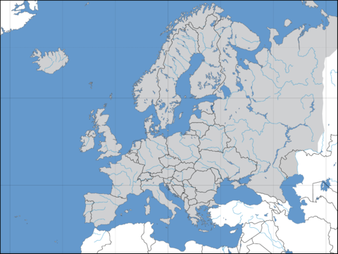 Blank Map Of Europe Countries. Europe political lank map