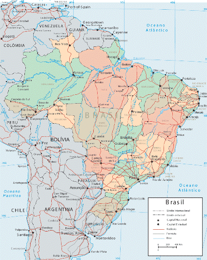 Mapas Estados de Brasil