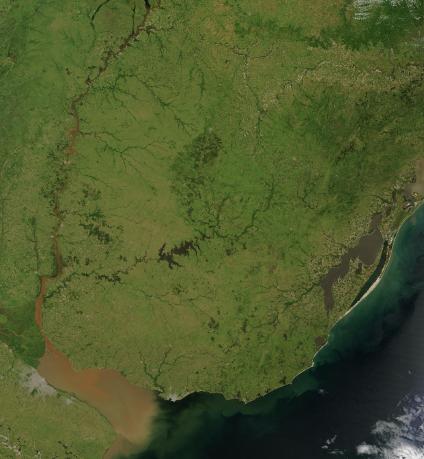 Mapas, Mapa Satelital, Foto, Imagen Satelite de Uruguay