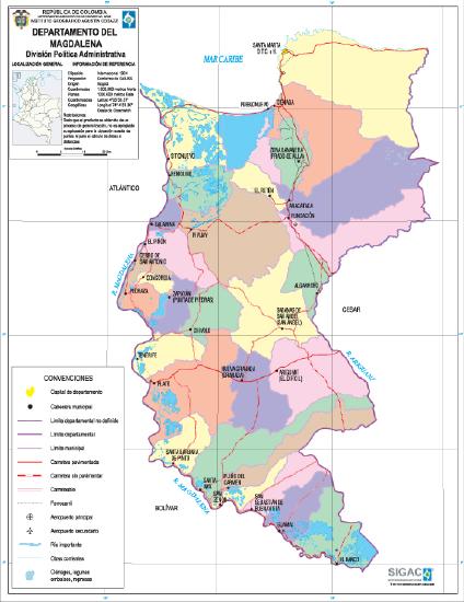 map of colombia. Department Map, Colombia