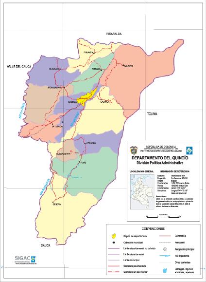 map of colombia. Department Map, Colombia