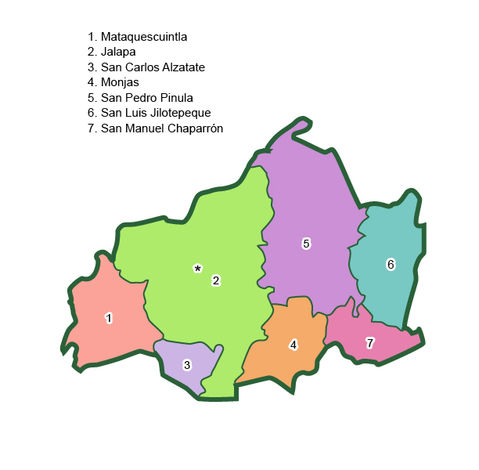 Municipalities of Jalapa